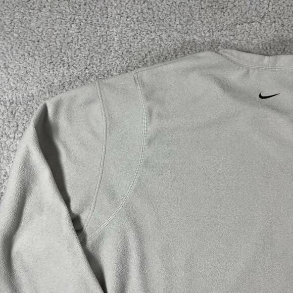 Nike Sweatshirt Mens XL Gray Fleece Crewneck Center Swoosh Y2K Vintage - Picture 14 of 16
